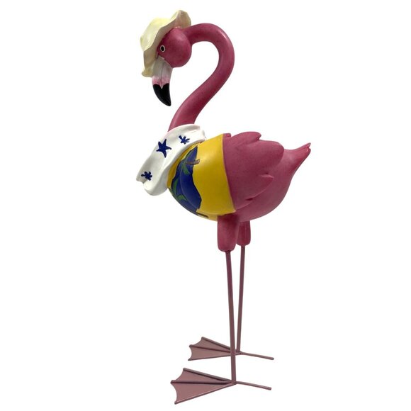 Tropical Pink Flamingo Family Flock Set 3 Tea Votive Candle Holders Beach Ocean - Picture 13 of 15